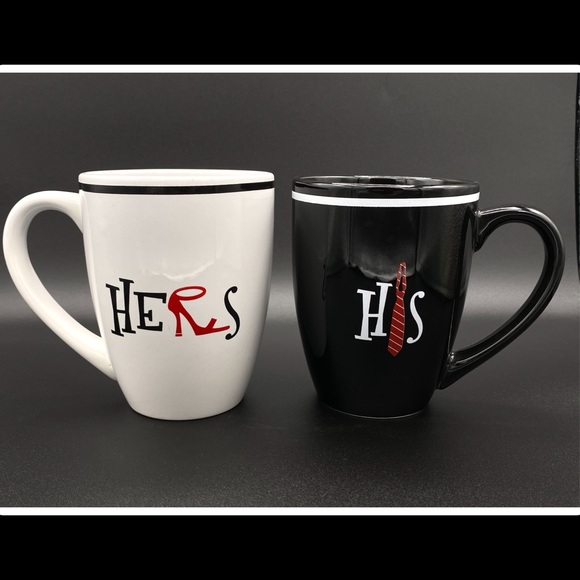 Other - ‼️SOLD‼️Hers and His 16 oz Mug by Dat’l Do It